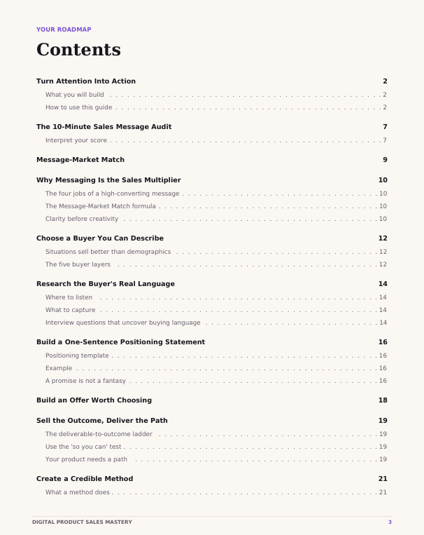 Digital Product Sales Mastery