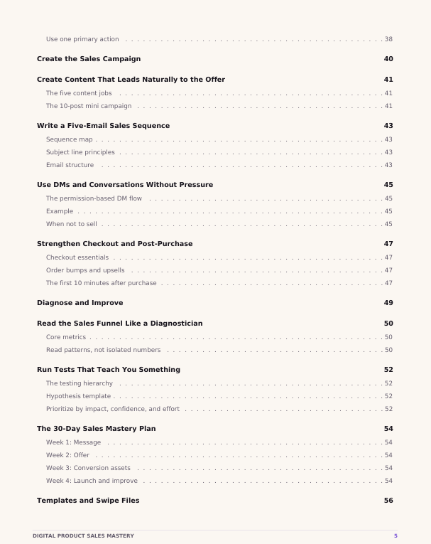 Digital Product Sales Mastery