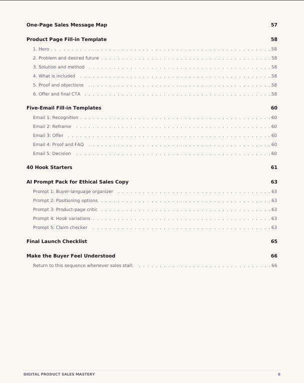 Digital Product Sales Mastery