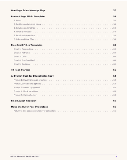 Digital Product Sales Mastery